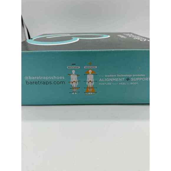 BareTraps Women's Black Mixed Media Heel, Black, Size 8.5 - Picture 11 of 11